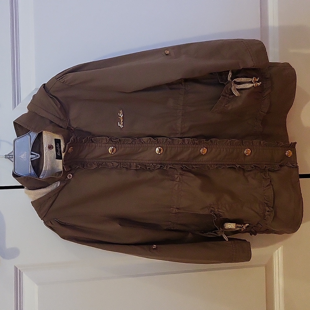 Girl's trench coat french cat size 6-7